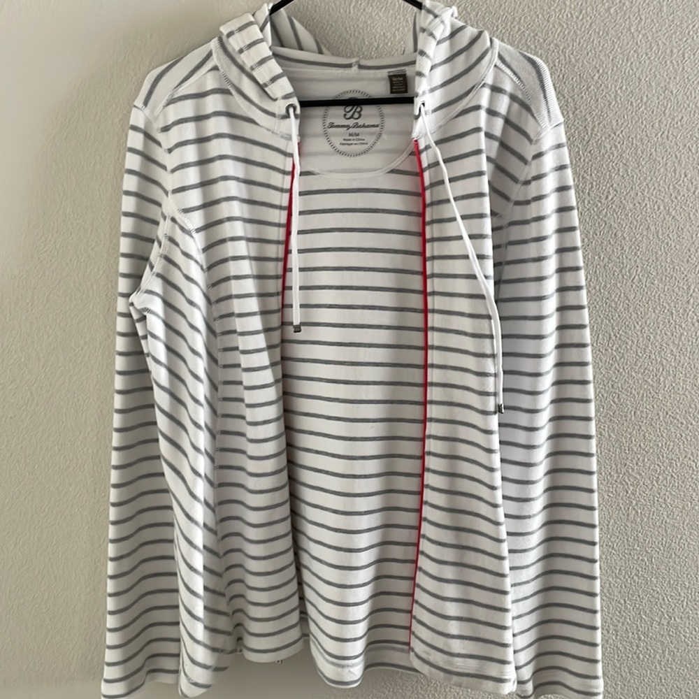 Tommy Bahama Zip Up Hoodie NWOT